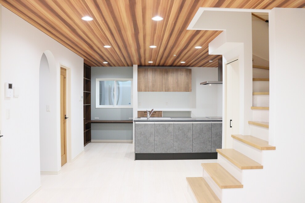 みせる収納スペースが素敵なおうち