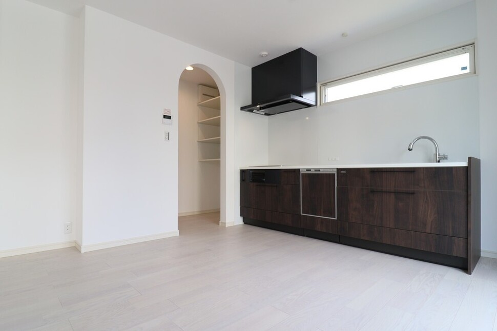 壁付けキッチンがおしゃれなおうち