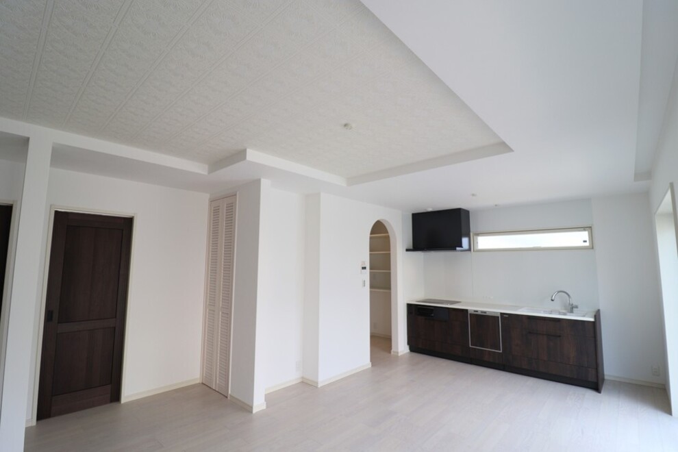 壁付けキッチンがおしゃれなおうち