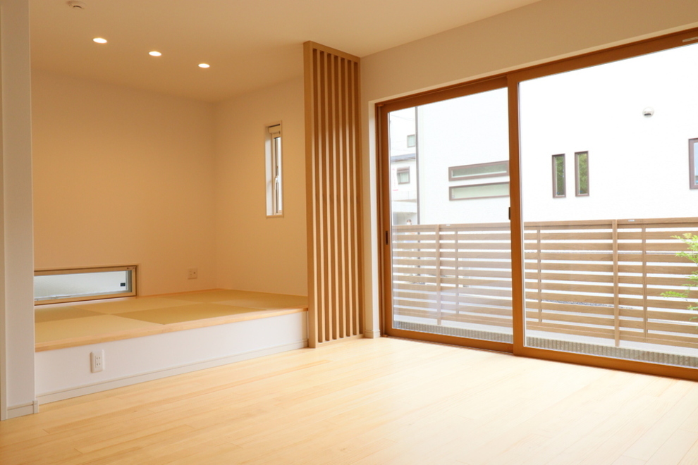 リビングに癒しを与える和ダイニング