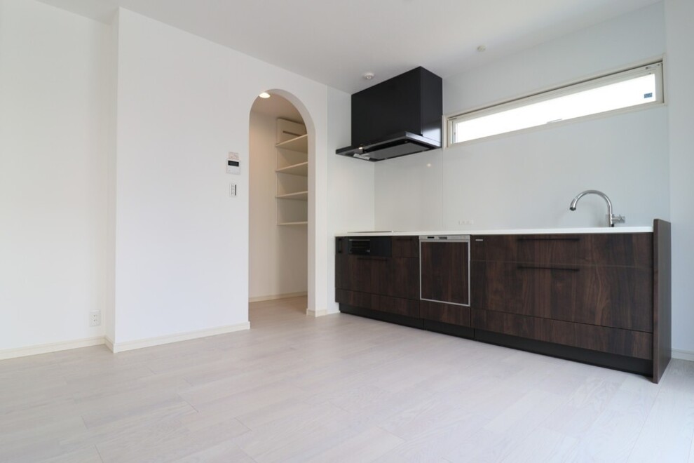 壁付けキッチンがおしゃれなおうち