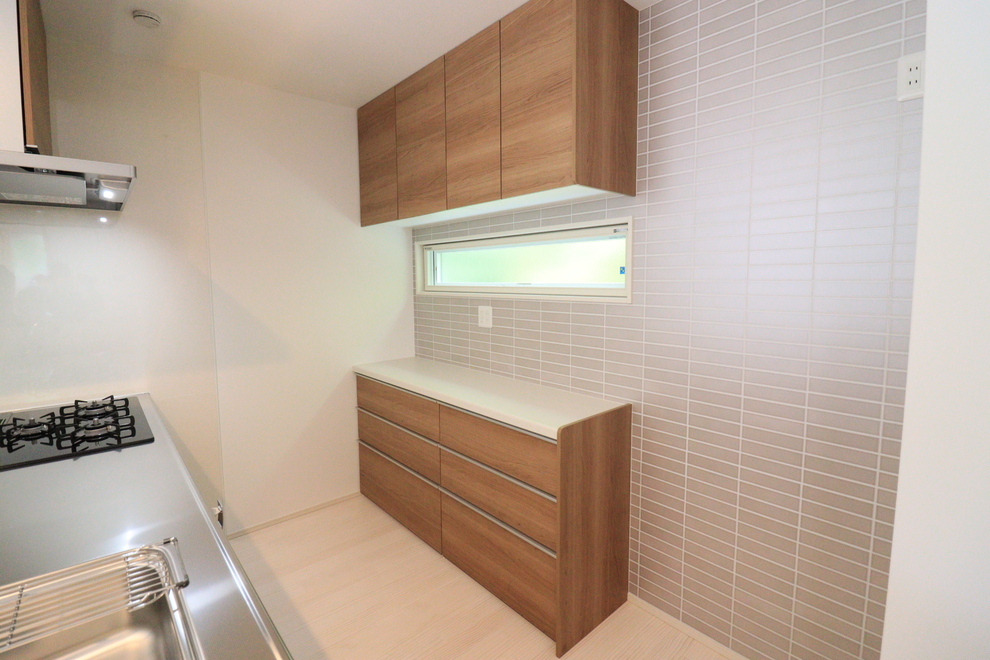 白を基調としたアクセントカラーにこだわった素敵なおうち