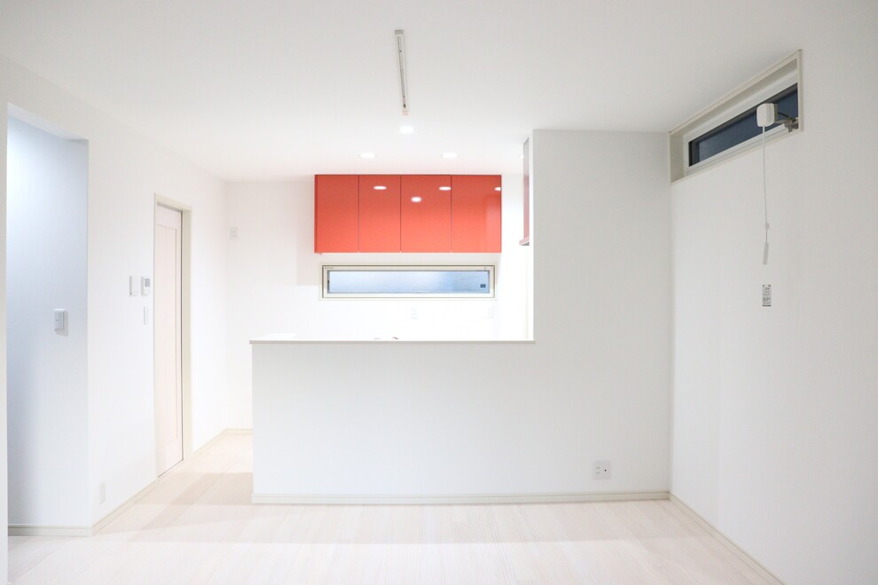 アクセントカラーのあるおうち