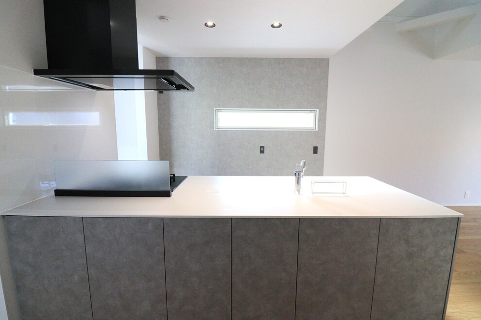 フラットキッチンのある解放感あふれるLDK