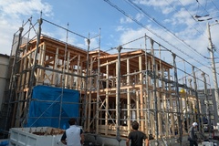小倉駅Ⅲ棟上げ工事