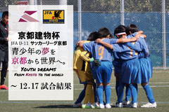 第4回「京都建物杯」JFA U-11 サッカーリーグ京都　試合結果