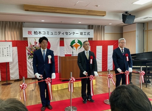 竣工式に参列させていただきました。