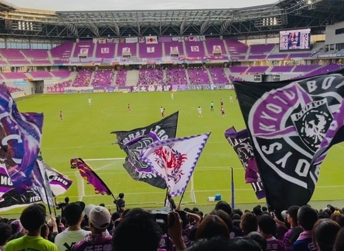 サッカー観戦