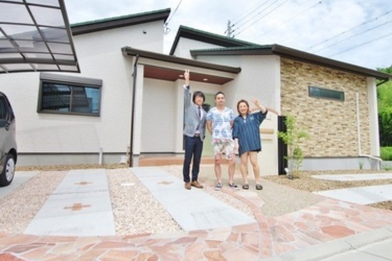 ワンフロアの平屋建て♪