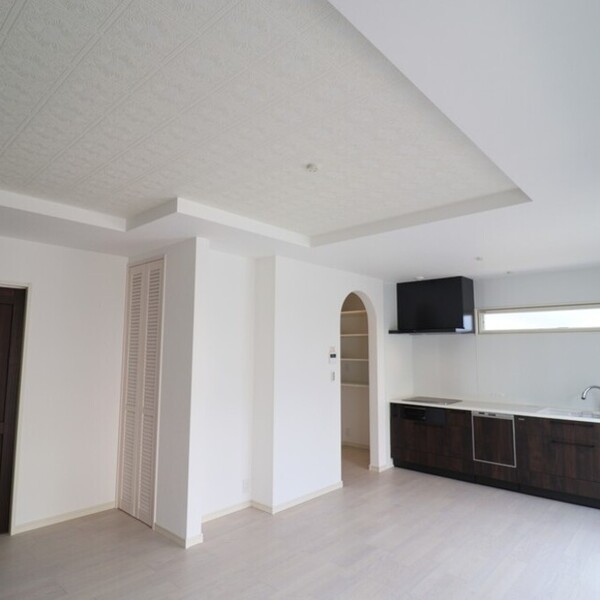 壁付けキッチンがおしゃれなおうち