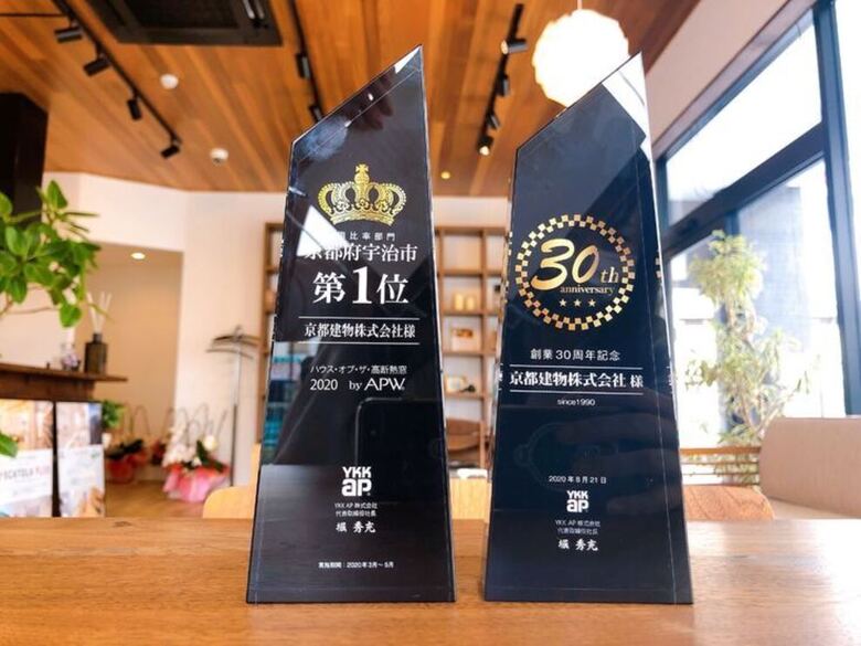 宇治市No.1に選ばれました!【ハウス・オブ・ザ・高断熱窓2020】